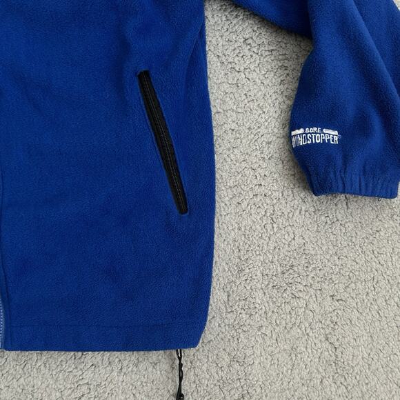 The North Face Gore Windstopper Jacket Womens S Fleece FullZip Blue Black - Picture 6 of 16